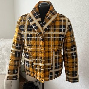 House Of Sunny Quilted Puffy Plaid Clueless Y2K Jacket